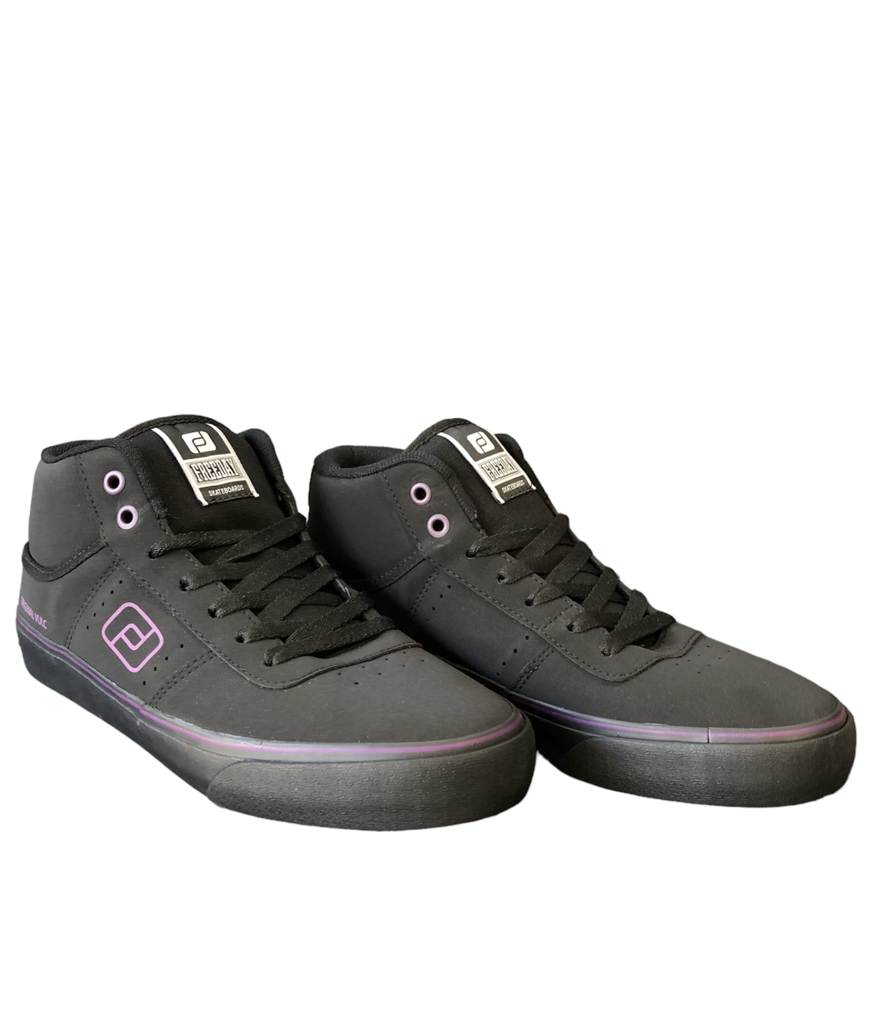 ソウルブラック　パープル　LIVRE リブレ Tênis Freeday Vulcano Mid Preto/Purple Refletivo | Bang Life Skate