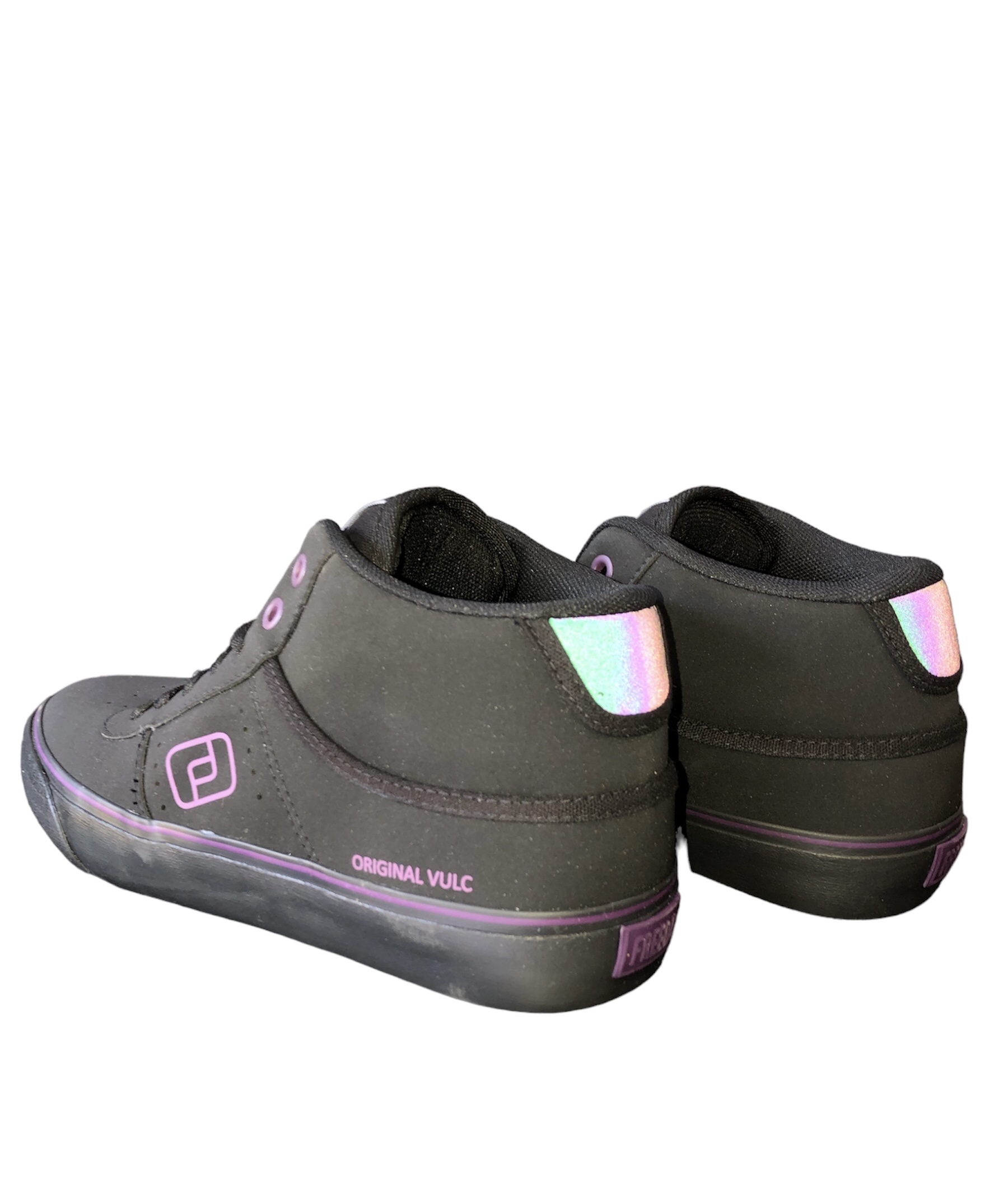 Tênis Freeday Vulcano Mid Preto/Purple Refletivo | Bang Life Skate