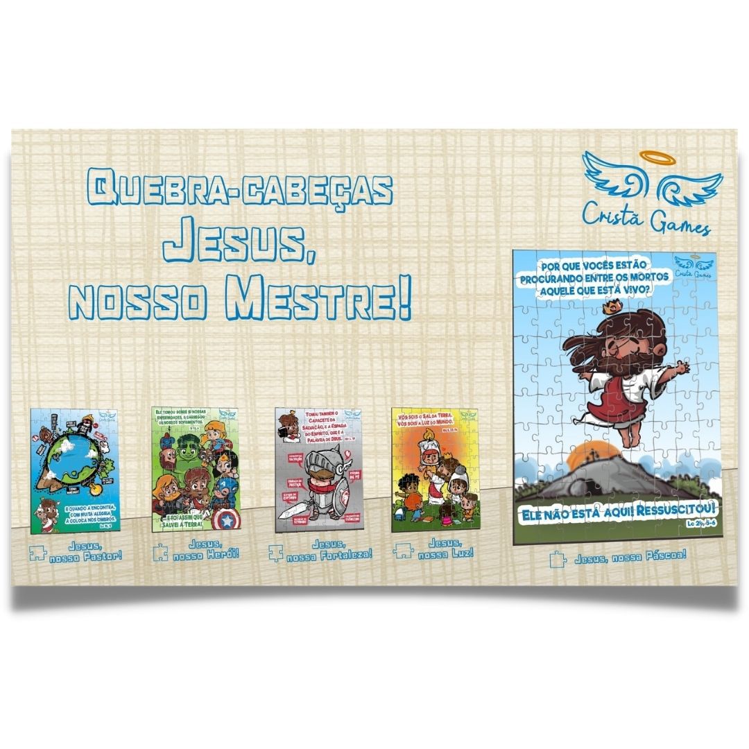 Gratuito - Quebra-cabeça de Páscoa » Jesus Kids