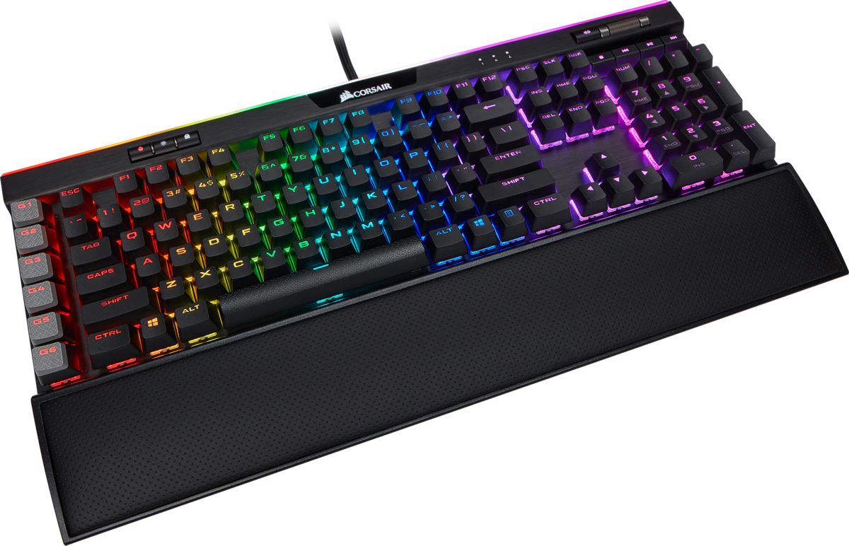 Teclado Mecânico Gamer Corsair K95 Platinum XT, RGB, Switch Cherry MX Speed,  US - CH-9127414-NA