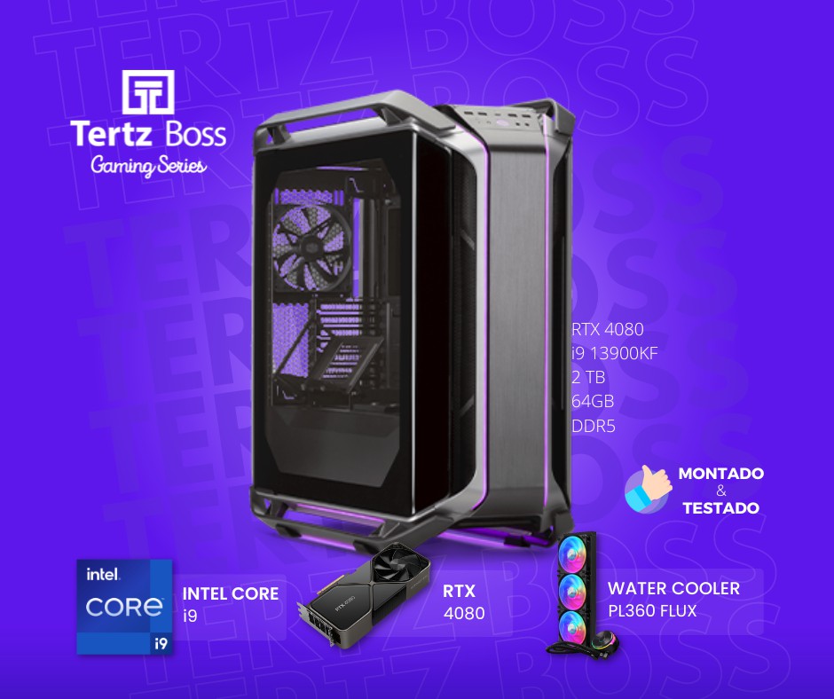 PC Gamer TERTZ Loyalty, RTX 4080, 13700KF, 1TB, 32GB DDR - Tertz - Tertz