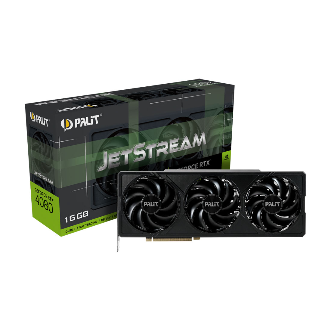 Placa de vídeo PALIT JetStream NVIDIA RTX 4080 - 16GB, G - Tertz - Tertz