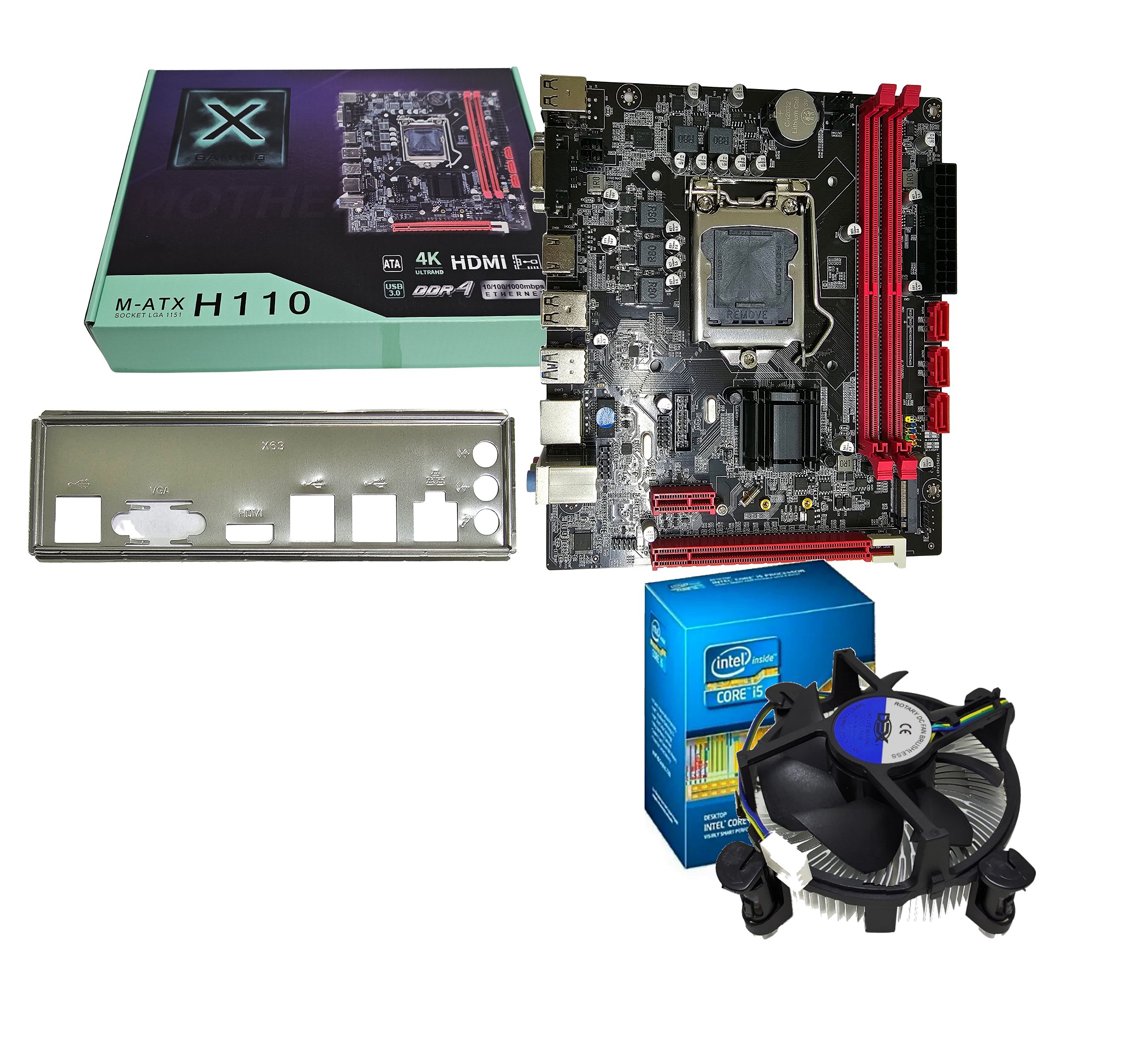 Kit Upgrade Processador I5 7500 + Placa Mãe H110m 1151 + Cooler - Tech  Power Shop