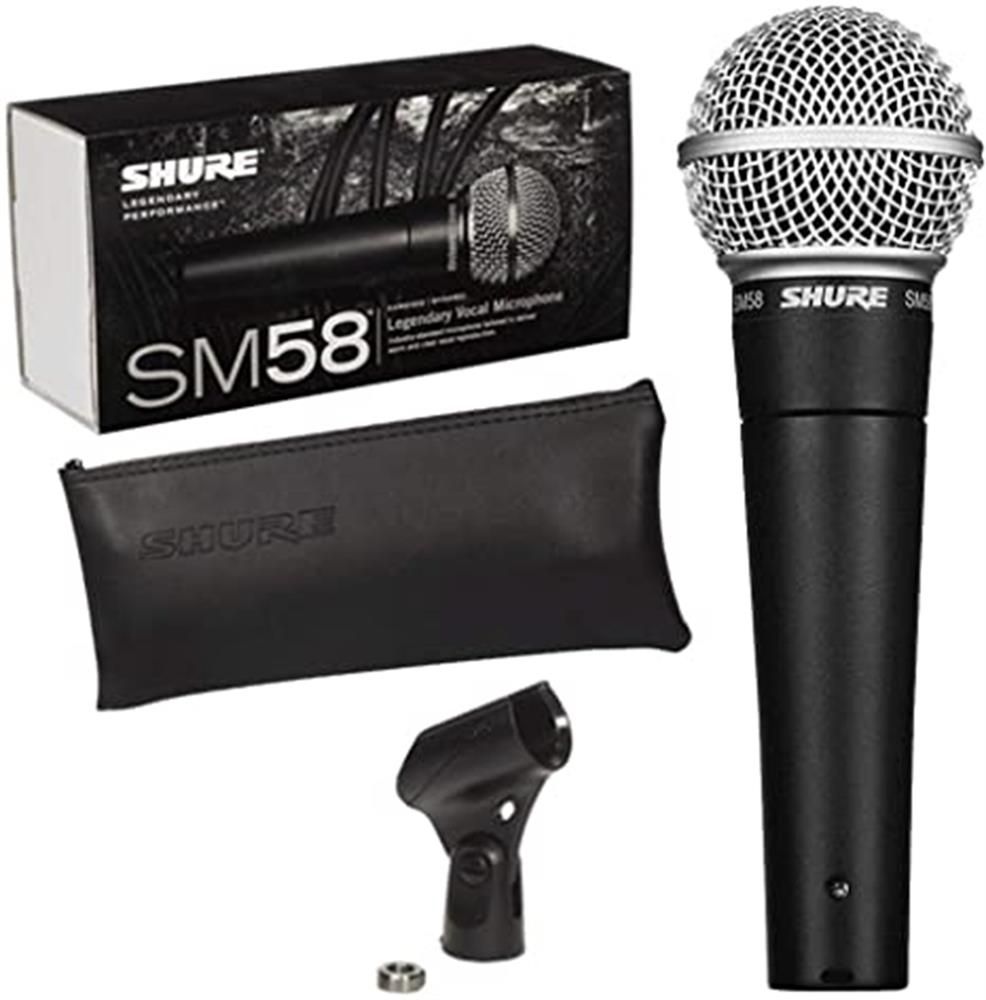 Microfone Com Fio Shure SM58-LC (Sem Cabo) - Toda Música