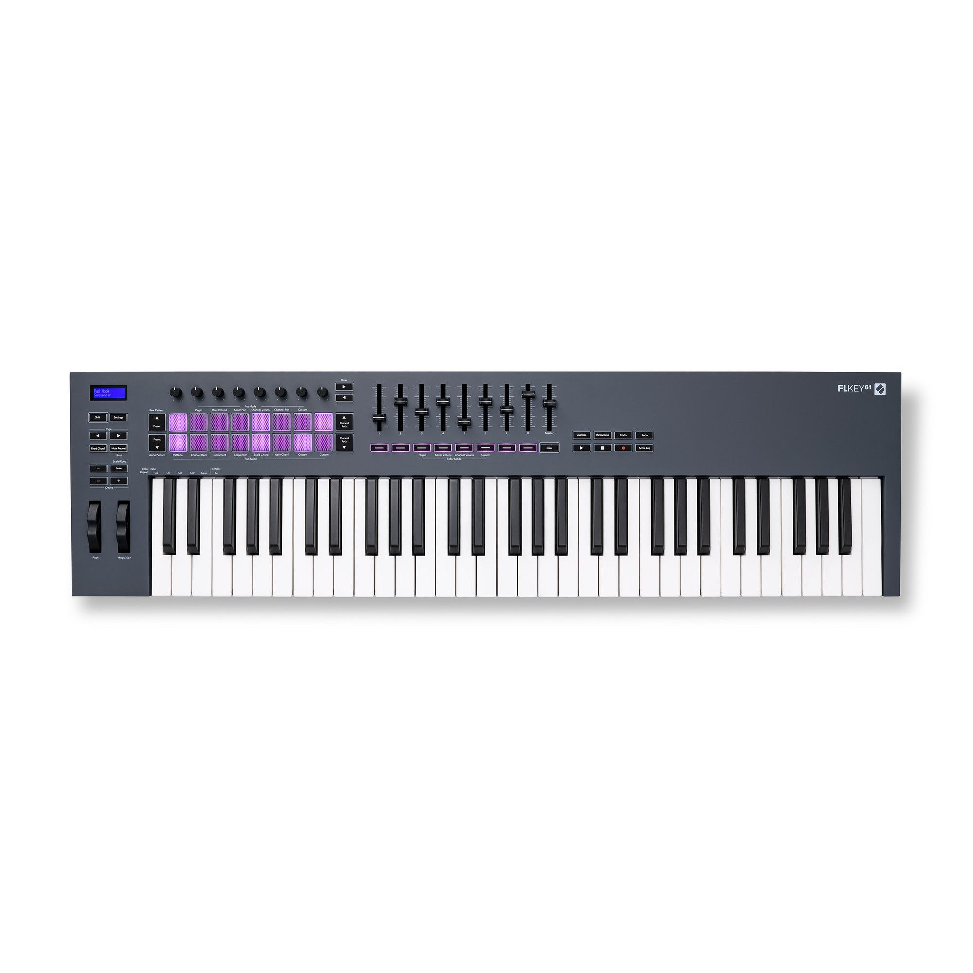 FLKEY61 - Teclado controlador MIDI - NOVATION - Toda Música