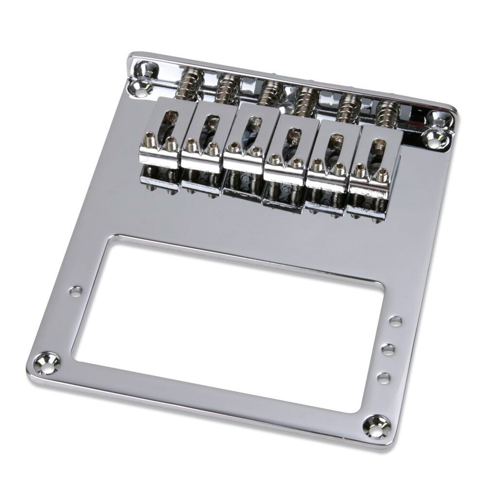 Ponte Humbucker Telecaster Cromato &ndash; Spaziatura 10,8mm Con Selle In Acciaio &ndash; Guitar Madness