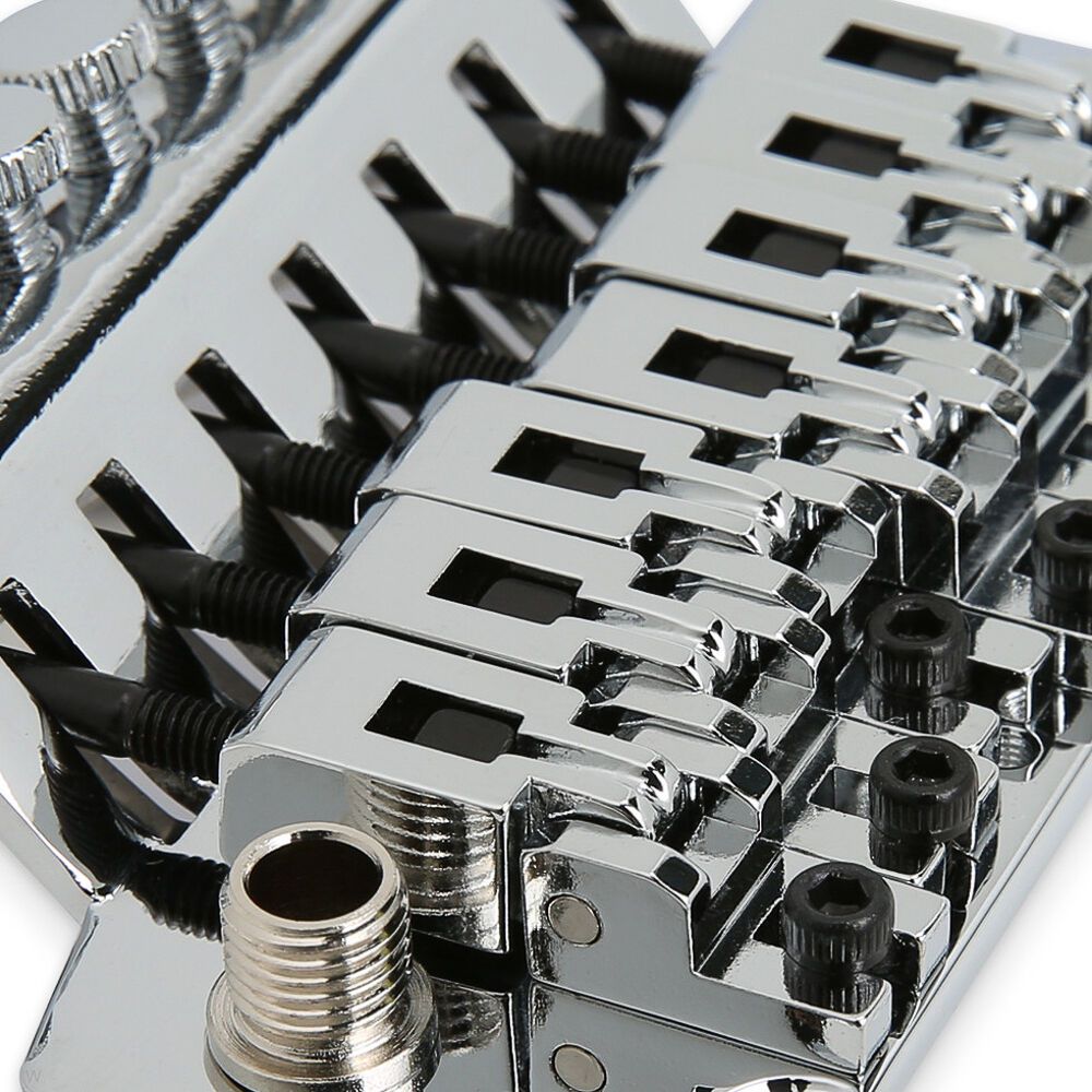 Floyd Rose - Ponte Tremolo Per Chitarra, In Lega Di Zinco, Con Di Doppia Chiusura, Kit Per Chitarre Elettriche (nero - Foto 9