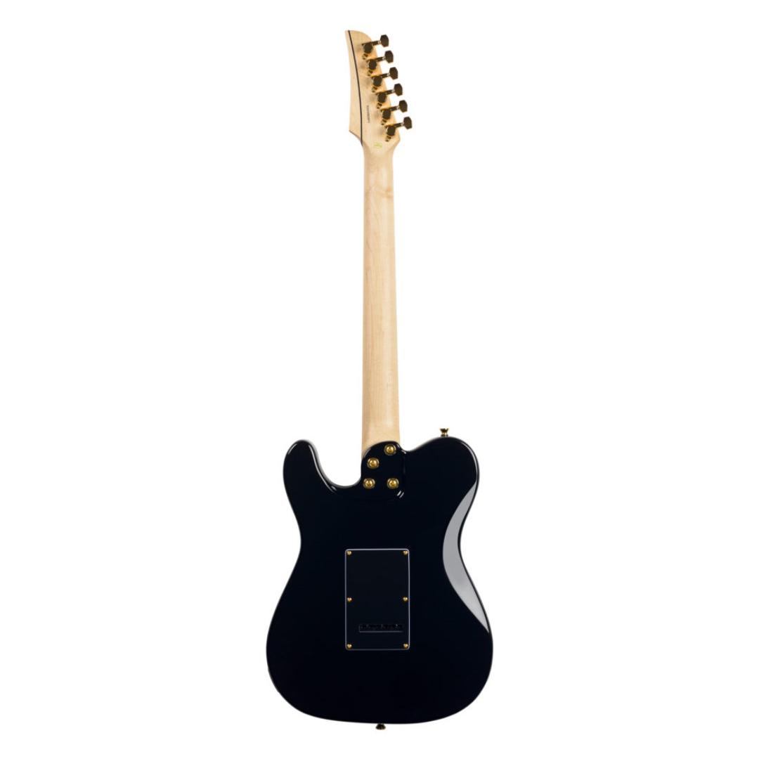 Guitarra Telecaster Seizi Katana Kabuki HH Black Gold Com Capa