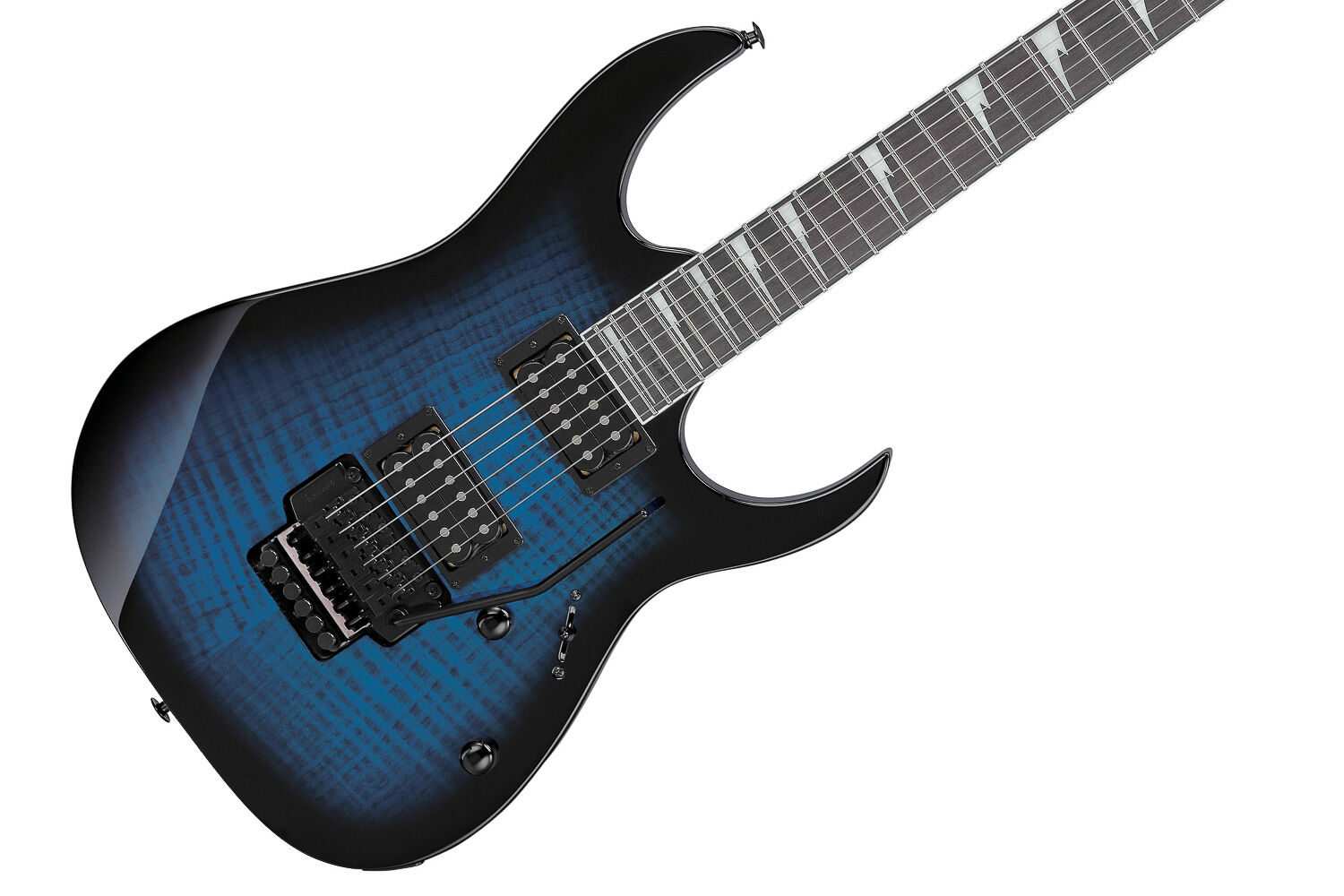 Guitarra 6C RG GIO Trans Blue Sunburst Ibanez GRG320FA-TBS - Toda