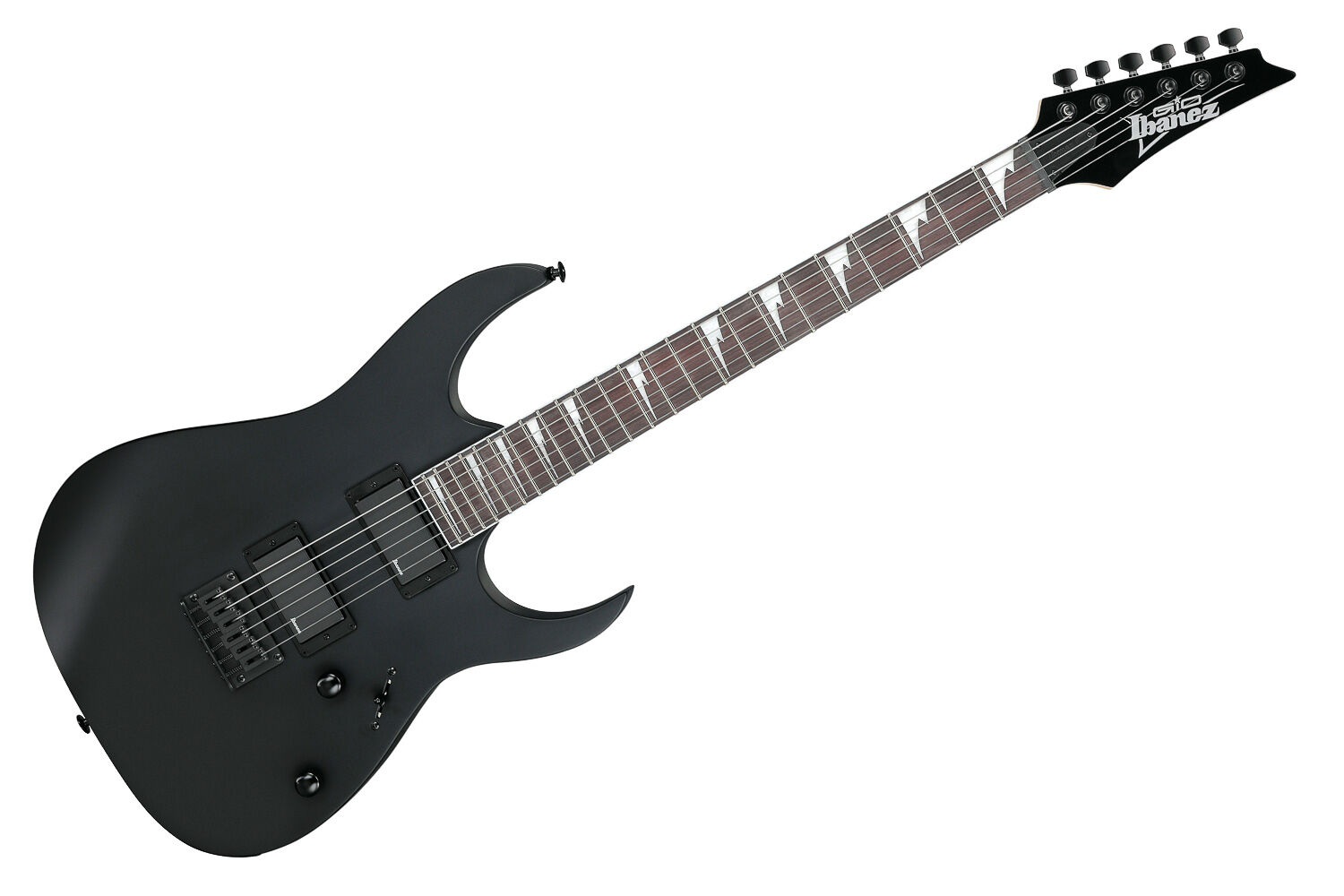 Guitarra 6C RG GIO Black Flat Ibanez RG Series GRG121DX-BKF - Toda