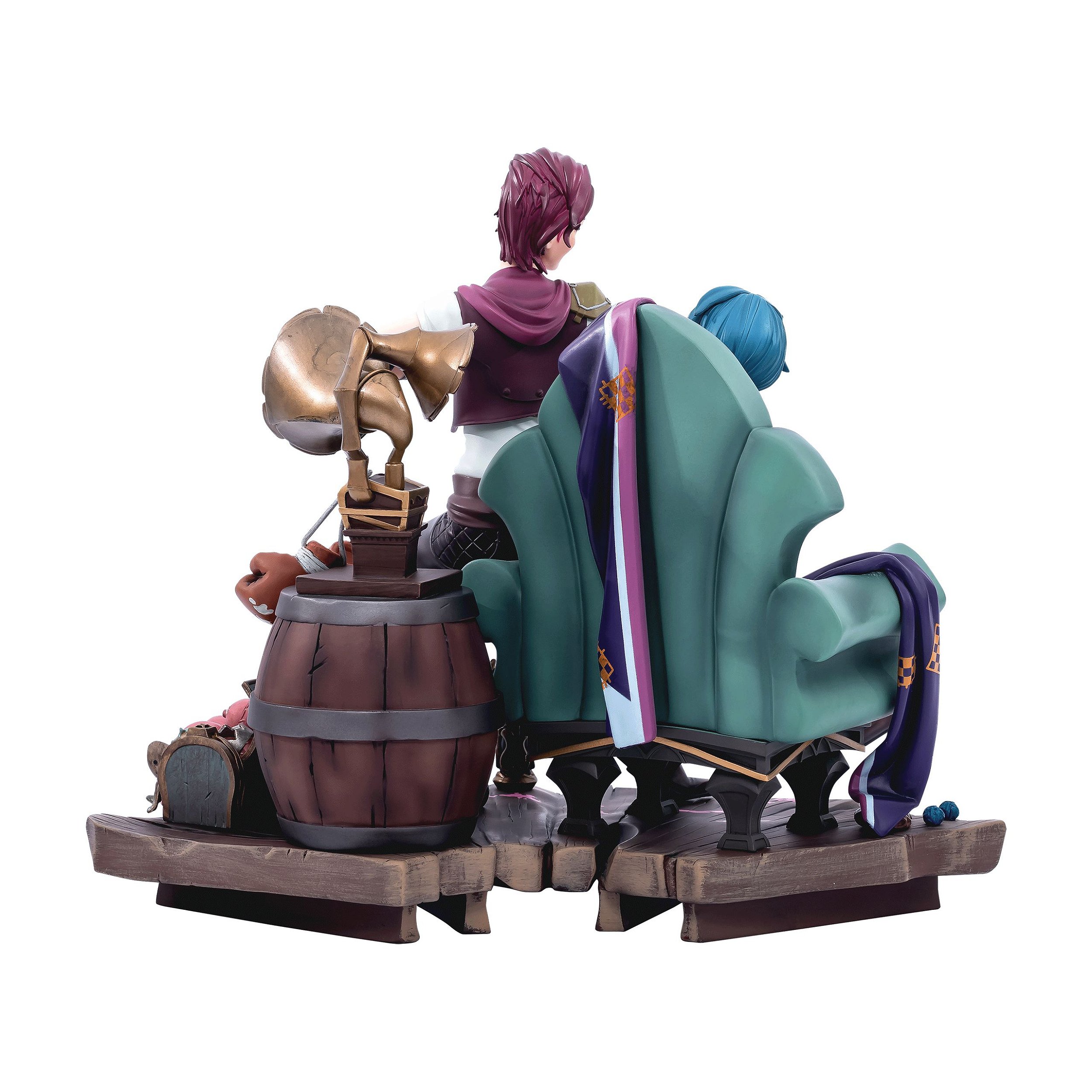 Arcane Powder & Vi Estátua League Of Legends AS Colecionáveis AS