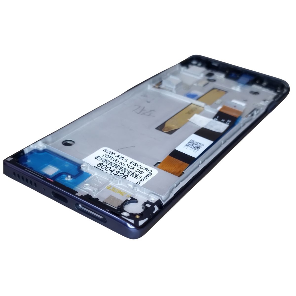 MOTOROLA / LENOVO Tela Frontal Moto G200 XT2175 com Aro Azu… - W&J