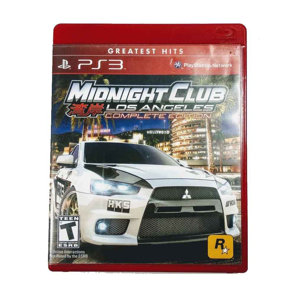 Jogo De Corrida Midnight Club Ps3 Edição Completa Original