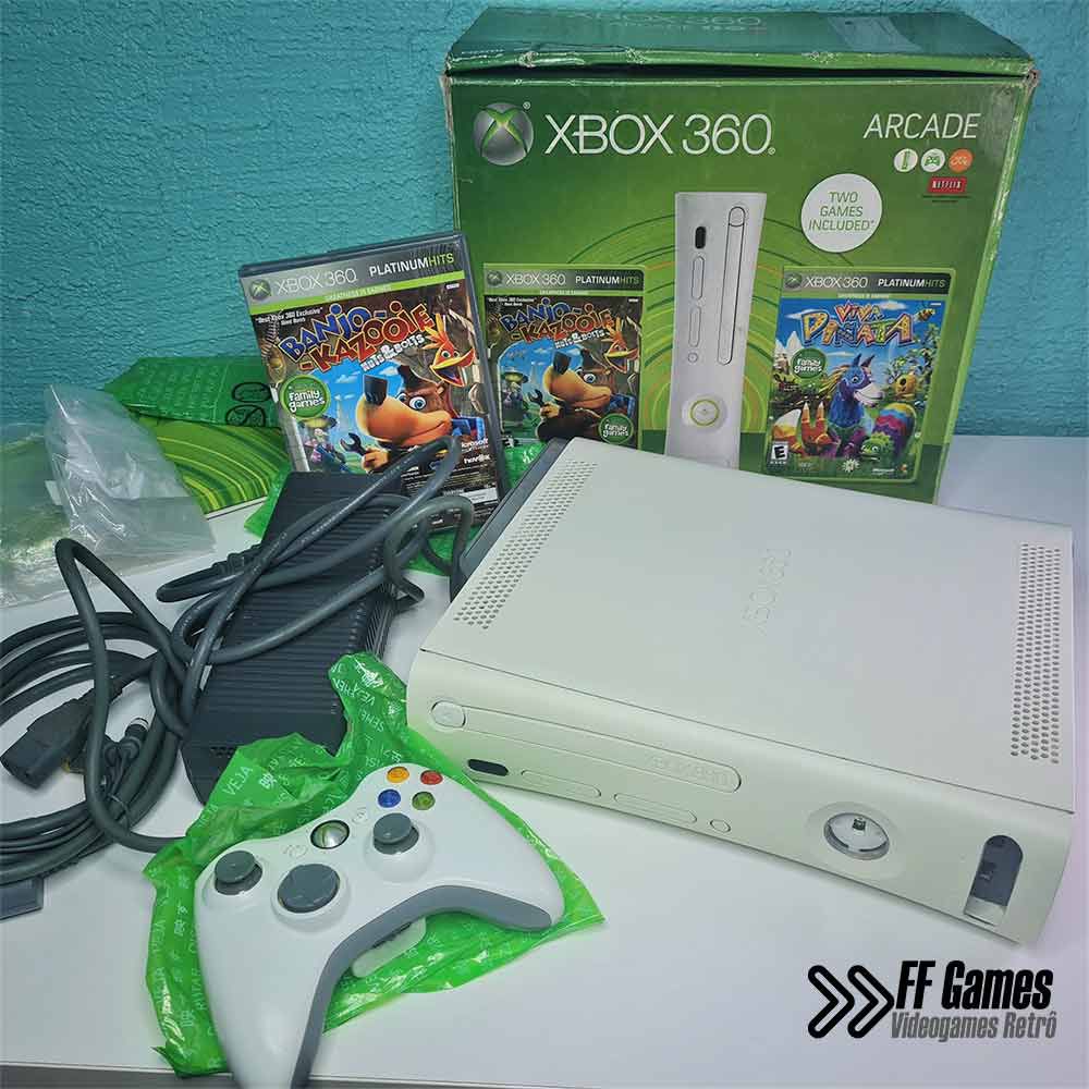 Xbox 360 Super Slim Bivolt Vídeo Game Completo Para Jogar