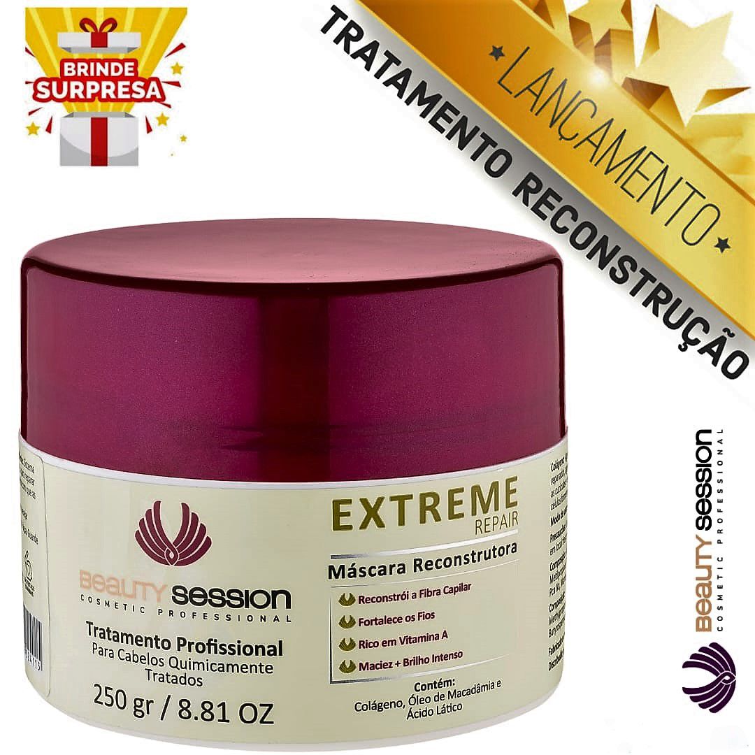 Máscara Reconstrução EXTREME REPAIR 250 GR - Beauty Session