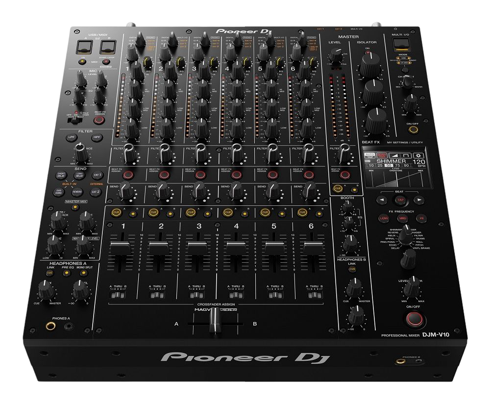 Mixer AlphaTheta DJM-V10 Profissional 6 Canais | Pioneer DJ