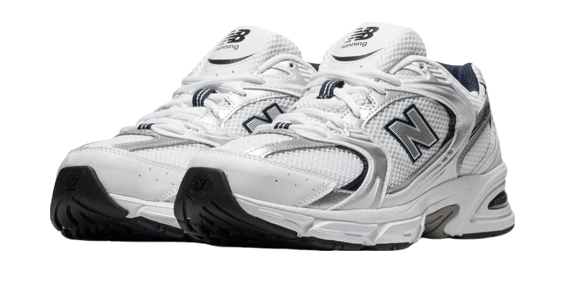 極美品　New Balance 530 White Silver Navy New Balance 530 White Silver Navy - Bunny Resell