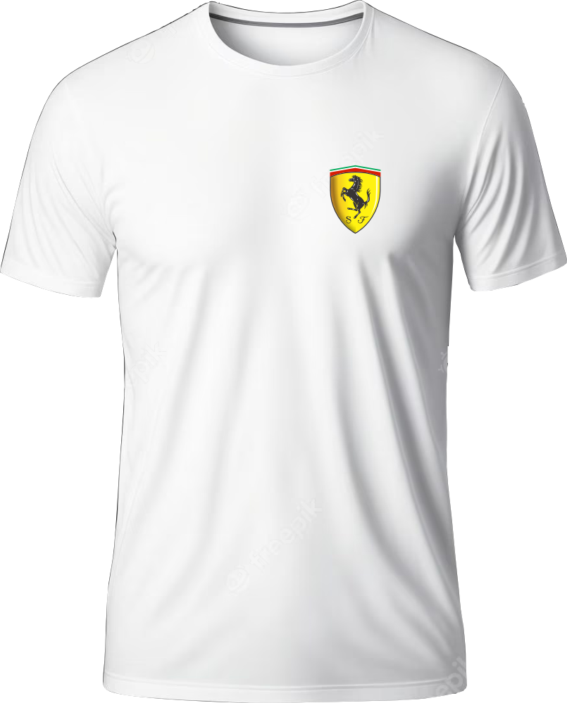 Camiseta Ferrari Minimal - ExtremeDesigns