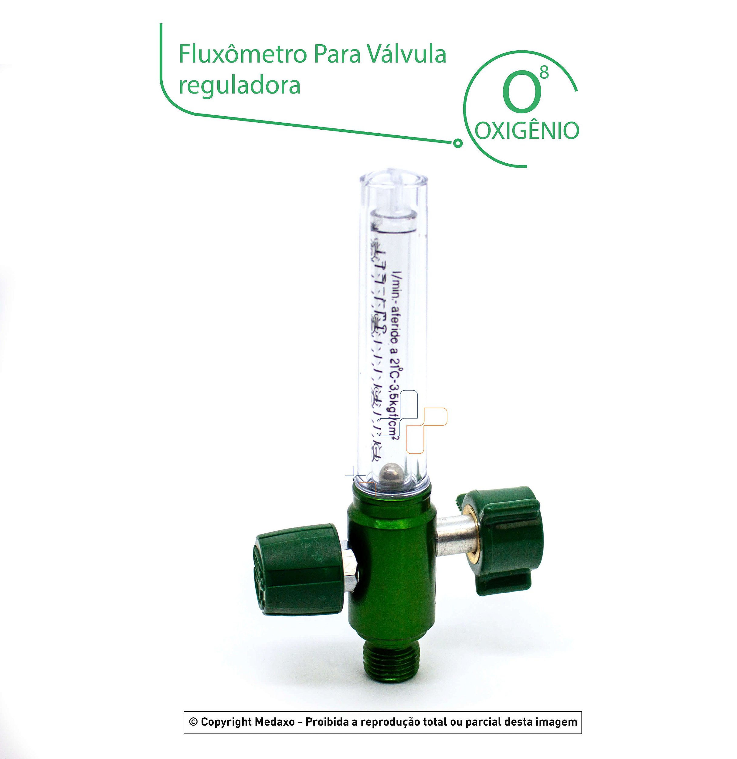 Fluxômetro de Ar comprimido para Válvula Reguladora