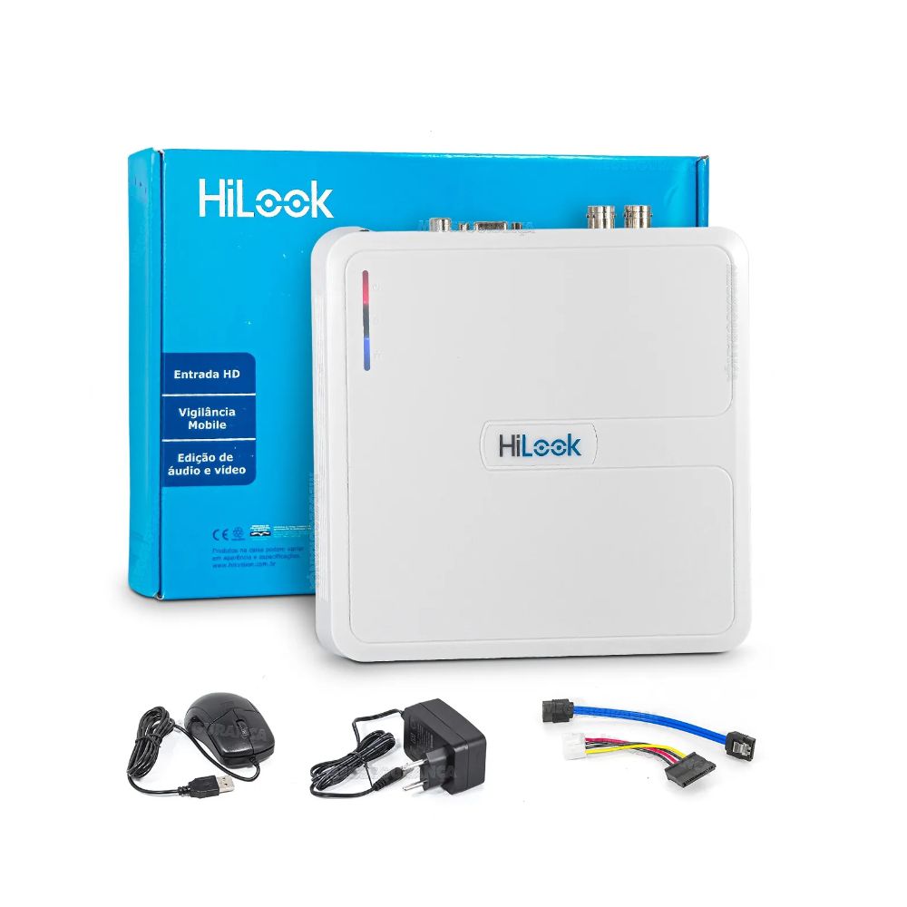 DVR HiLook 104GK1 04 Canais 1080P Lite Segurança Eletrônica Tudo