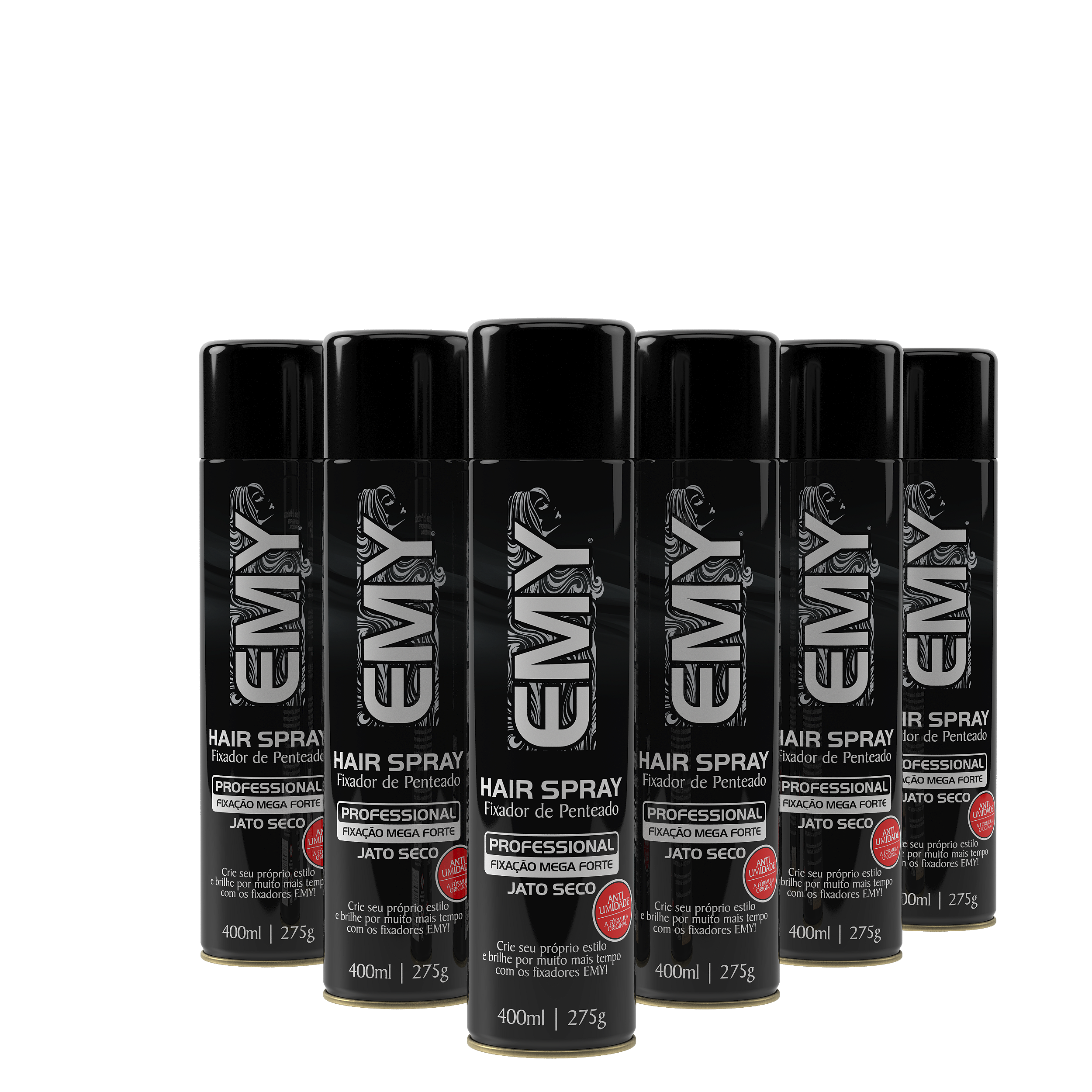 Aspa Emy Hair Spray Fixador de Penteado Mega Forte 400ml