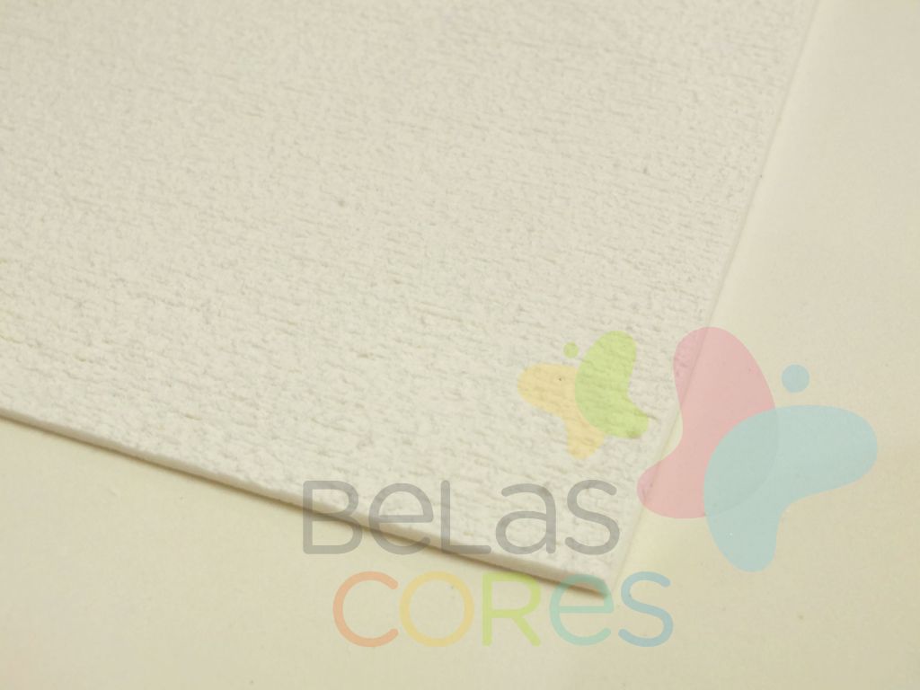 Folha De Eva 40x60cm Atoalhado Branco 5 Unidades Empório Das Lembrancinhas Belas Cores 6771