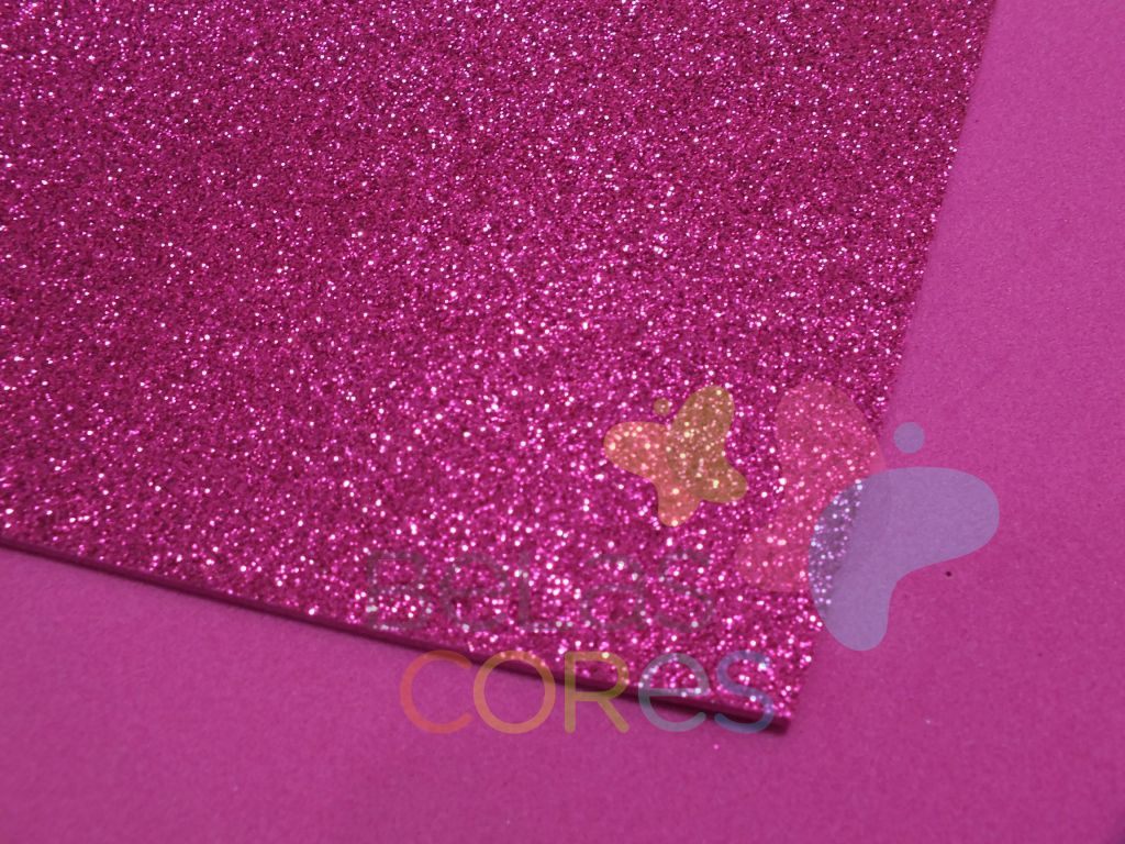 Folha De Eva 40x60cm Glitter Pink 5 Unidades Empório Das Lembrancinhas Belas Cores 5949