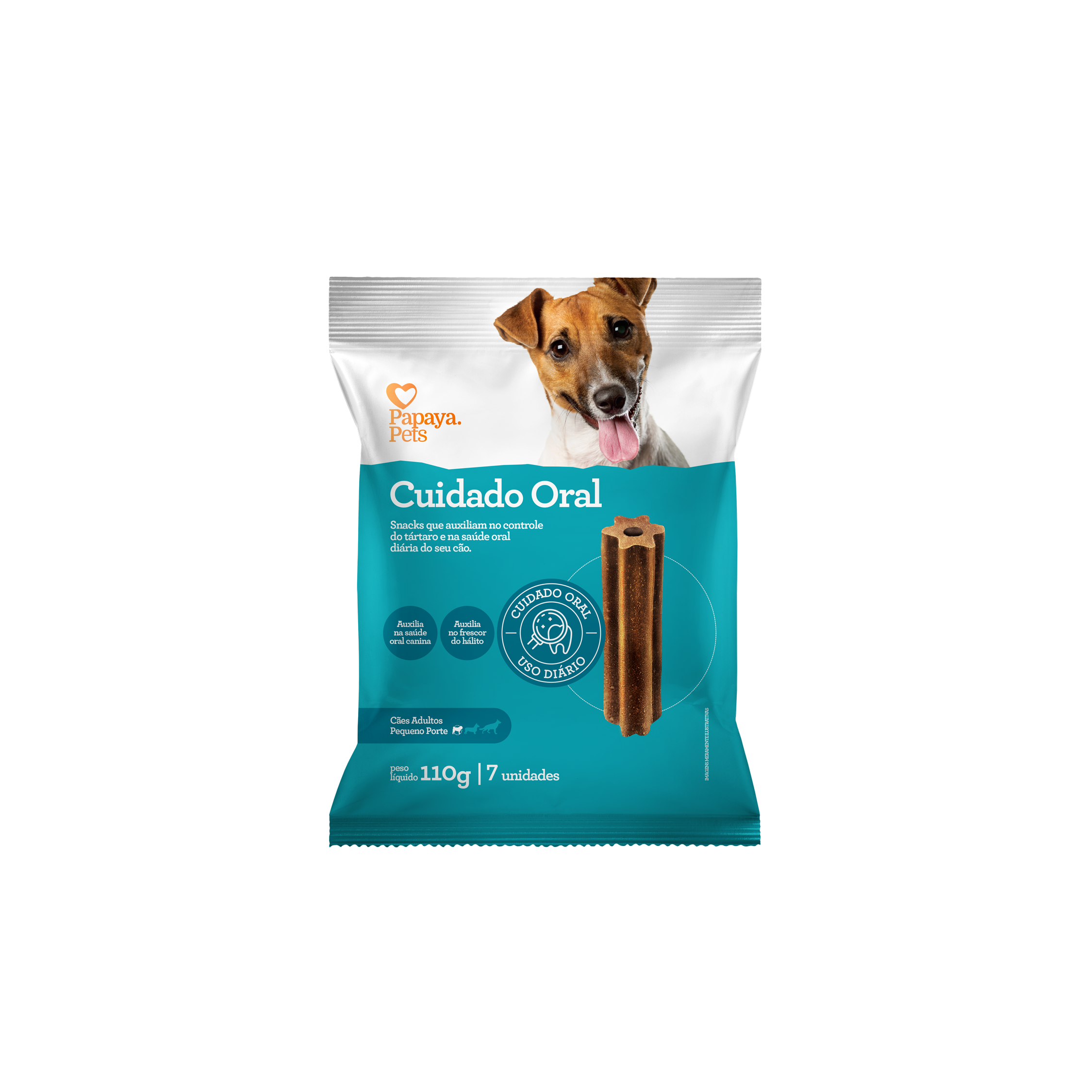 Snack Papaya Pets Cuidado Oral Raças Pequenas Pet Here