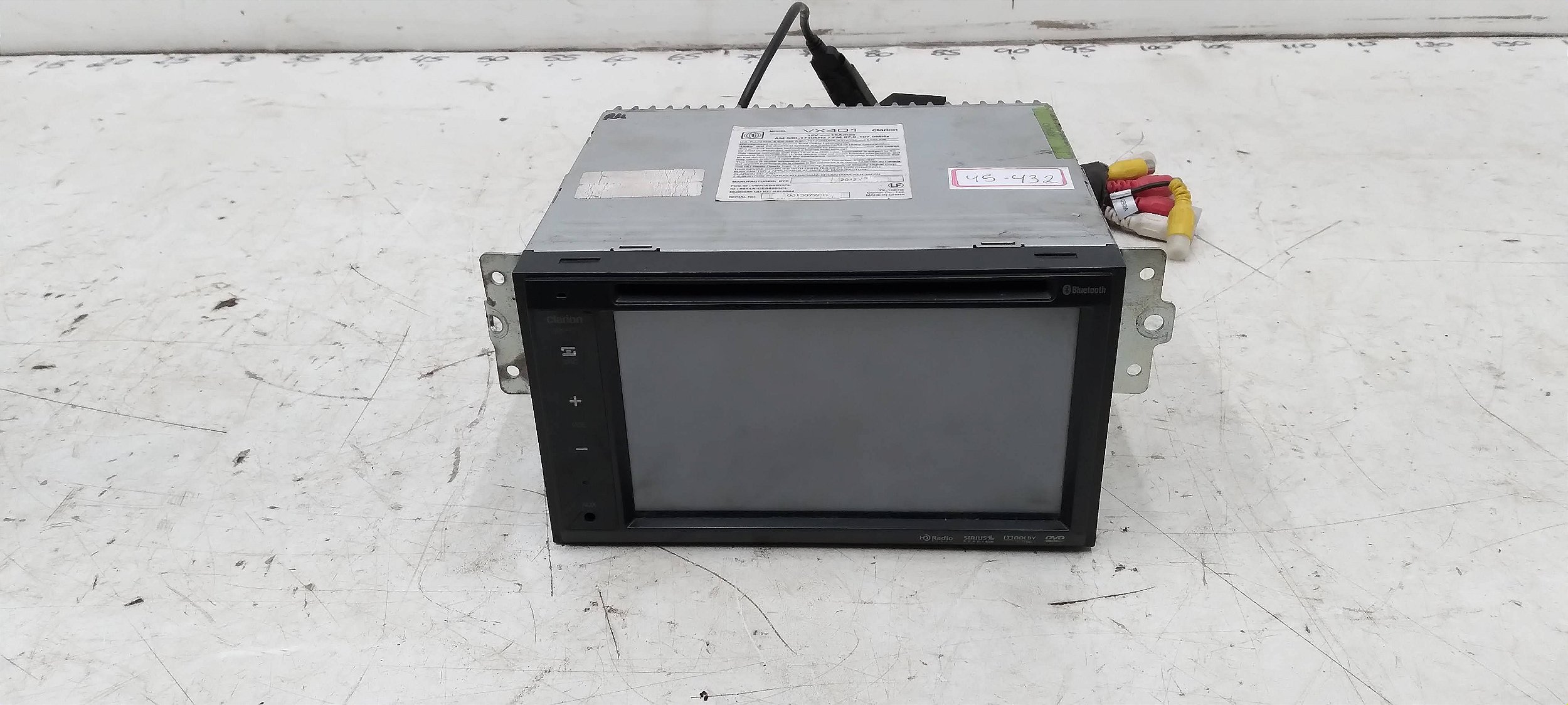 APARELHO DVD 2 DIN CLARION VX401 PAJERO TR4 2.0 2015 Mega EcoPeças