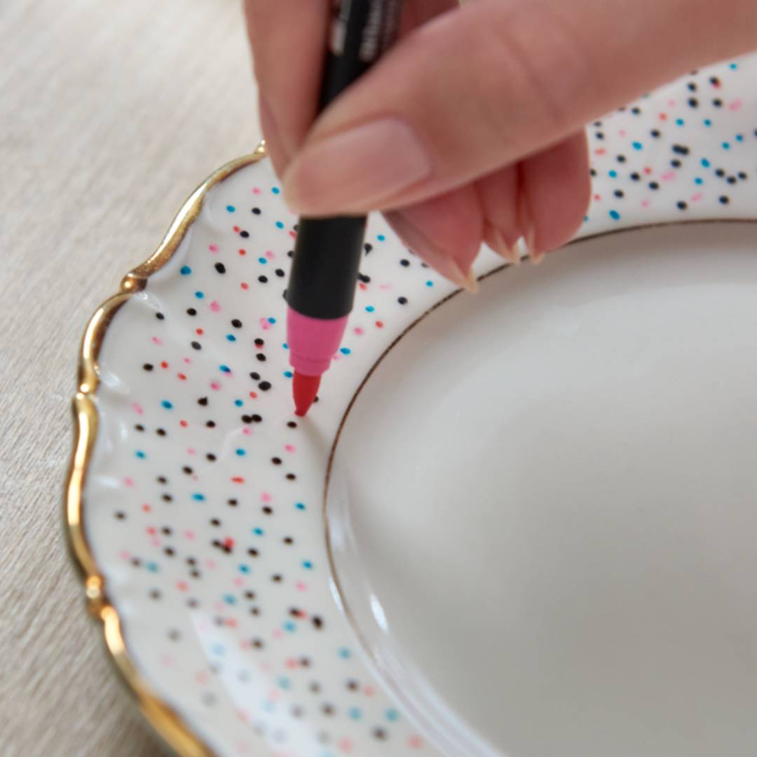Caneta para Porcelana – Personalize Pratos, Canecas e Cerâmicas ...