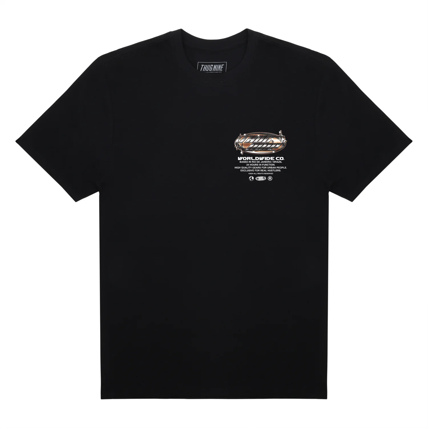 Tshirt Thug Nine Iron Work - Preto - Surfers - Loja Online de