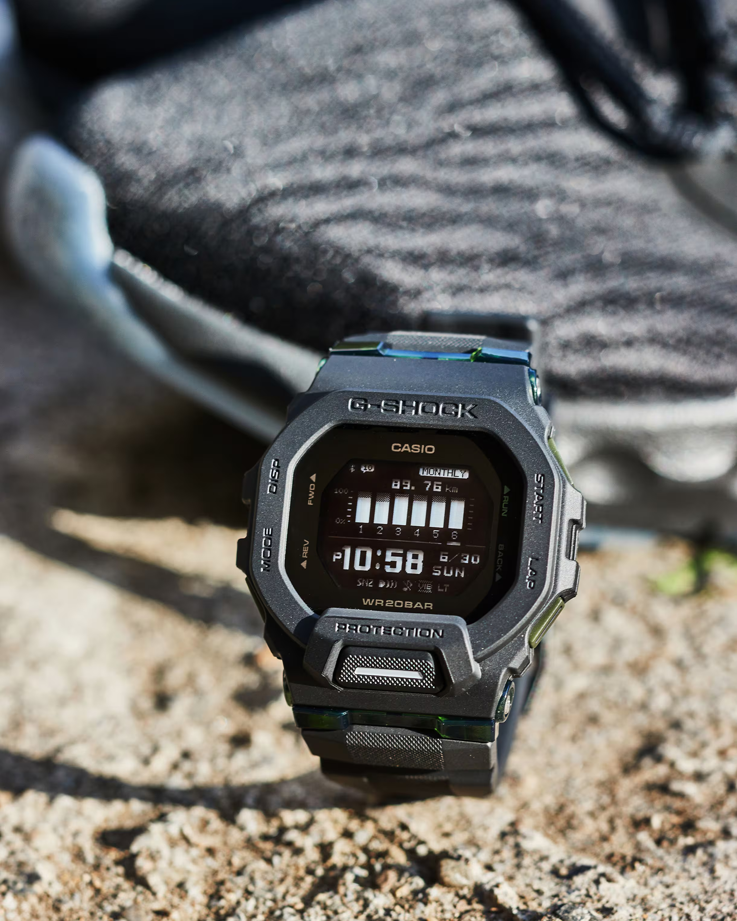 G-SHOCK デジタル腕時計 モデル3506 ブラック GBD-200-1DR Relogio