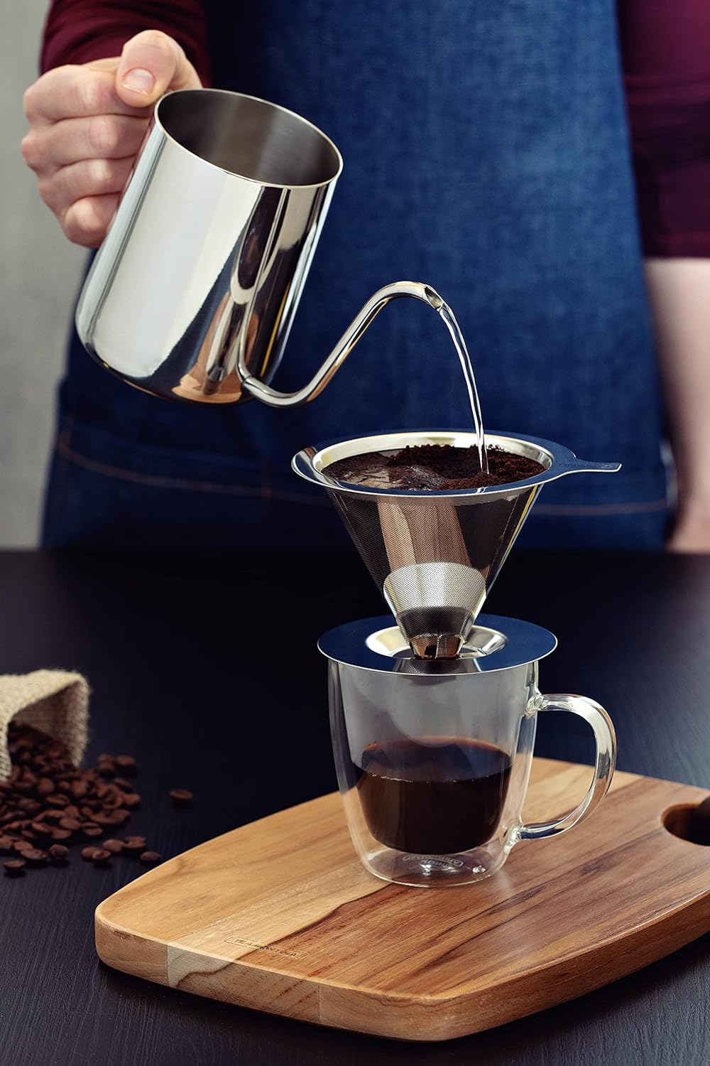 Coador de Café Tramontina em Aço Inox - Locafé