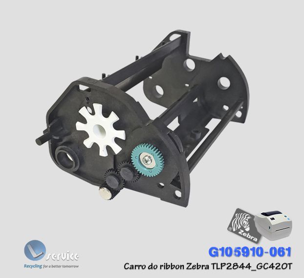 Carro Do Ribbon Zebra Tlp2844 Gc420t Lservice Peças E Impressoras 6133