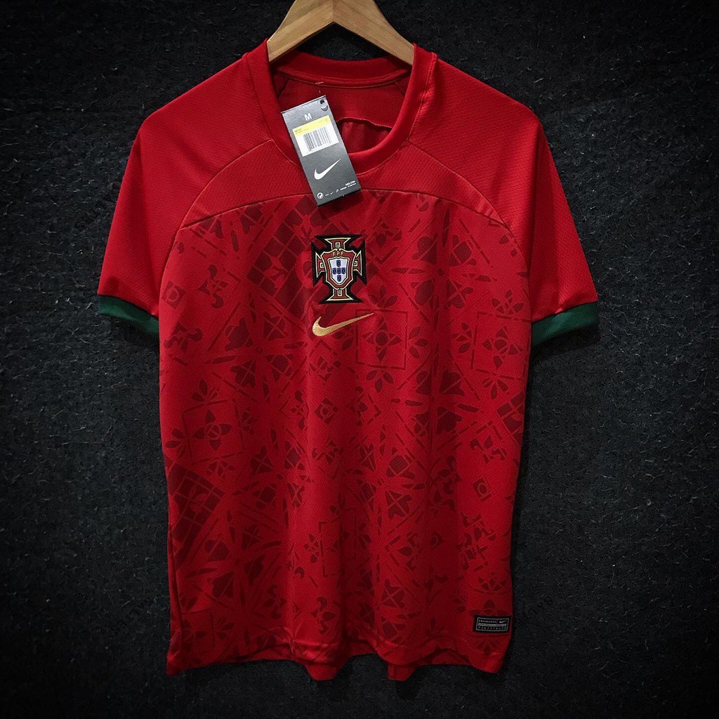 Camisa portugal vermelha - Silver gold