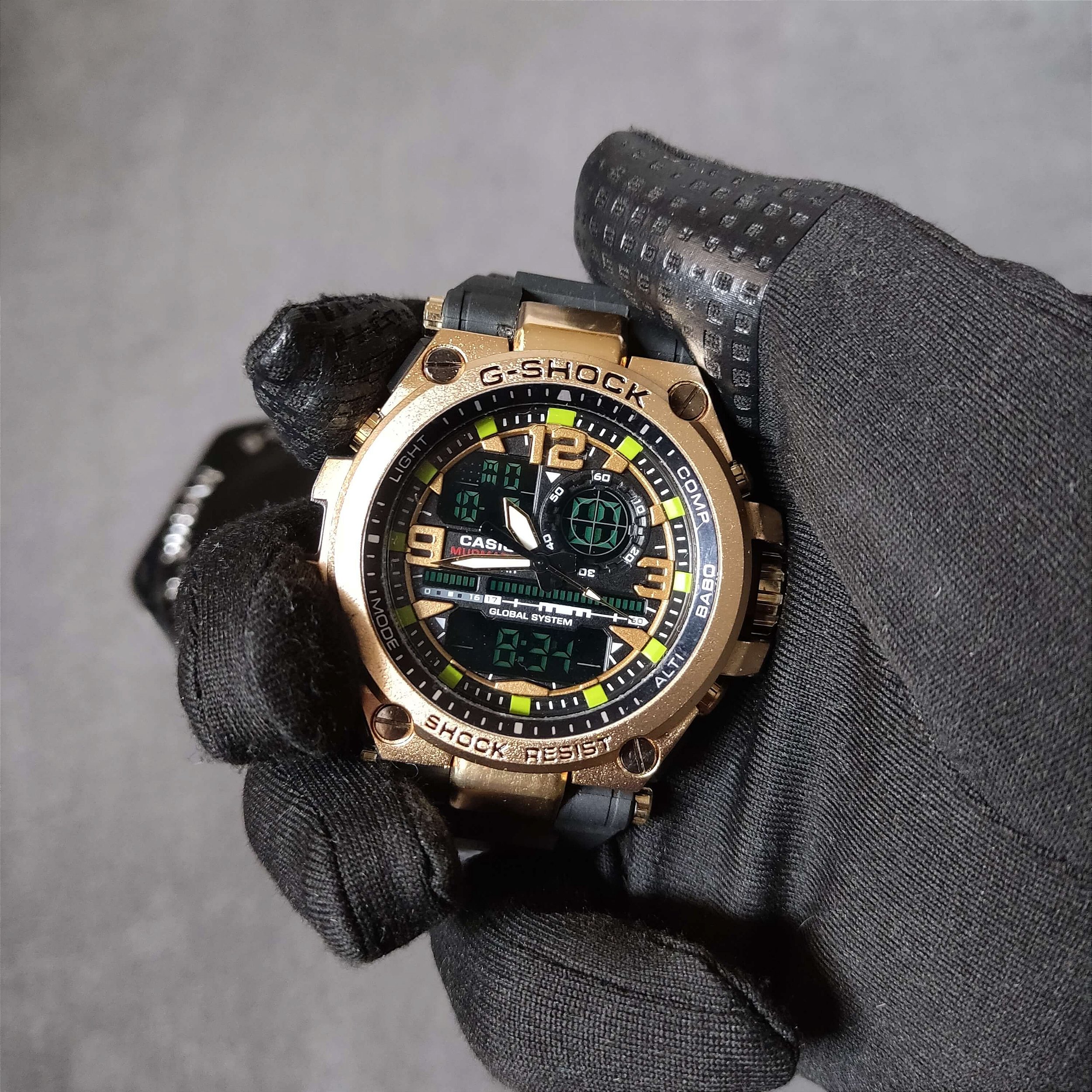 G-SHOCK Resist Titanium GOLD - FORSHOOTER - Militar e tático