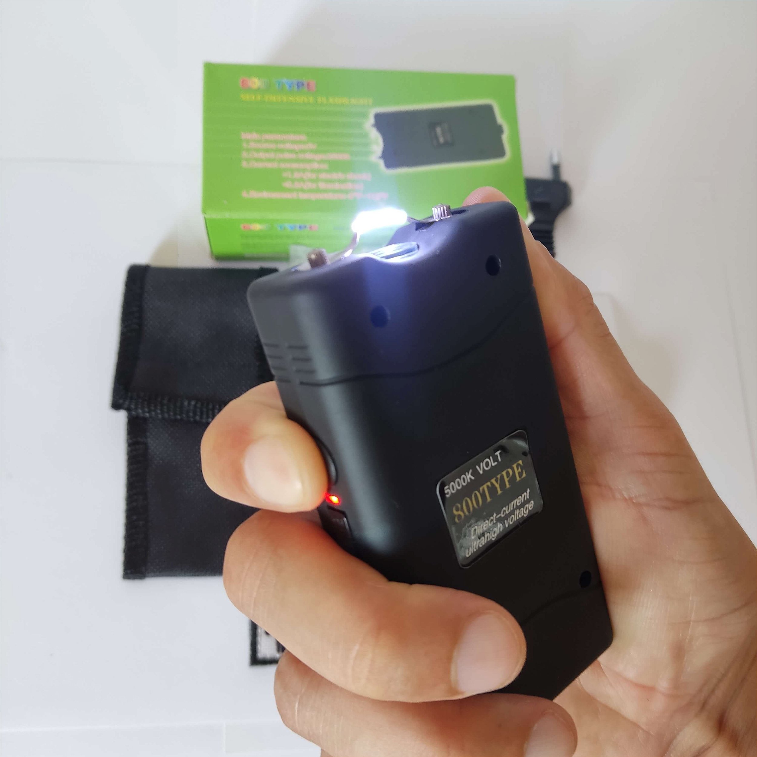 Defesa Pessoal Taser Com Coldre 5.000K Watts FORSHOOTER Militar e