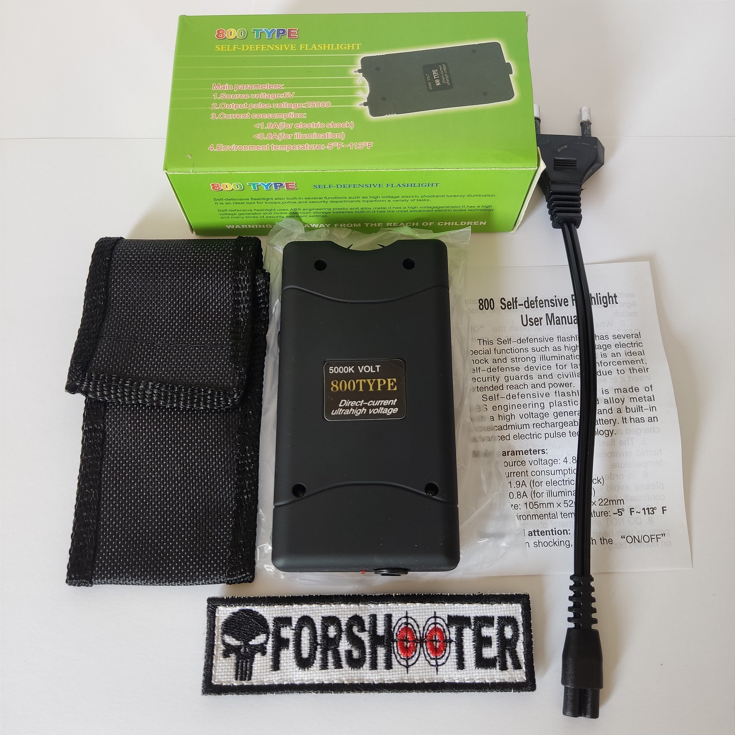 ATACADO KIT 10 Defesa Pessoal Taser Com Coldre 5.000K Watts