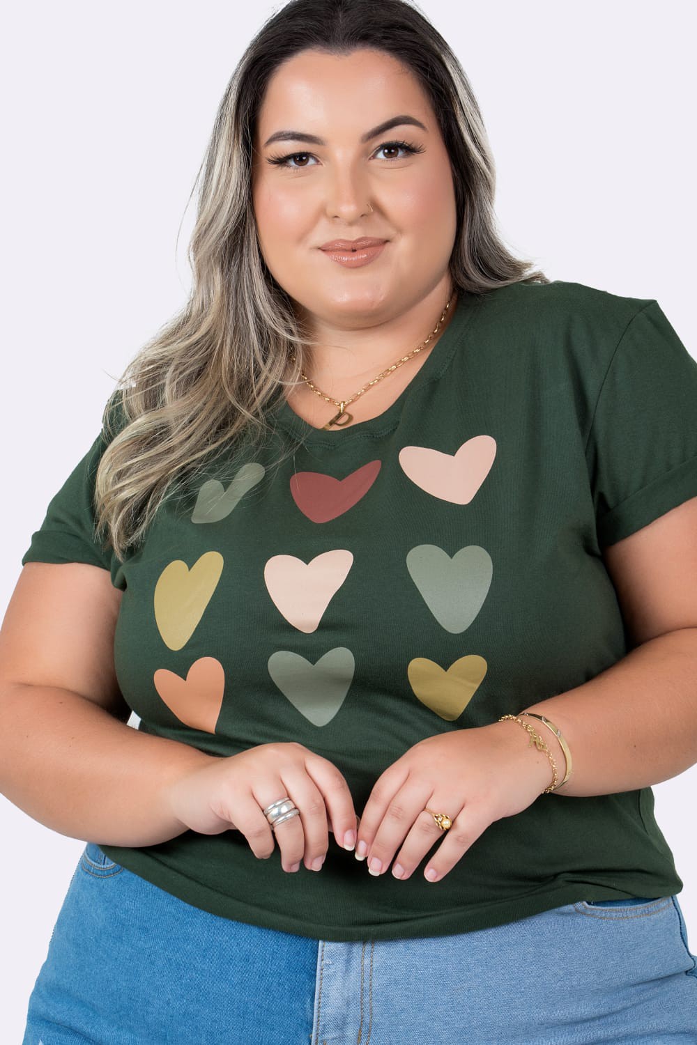 T-shirt Plus Size Brasil Verde