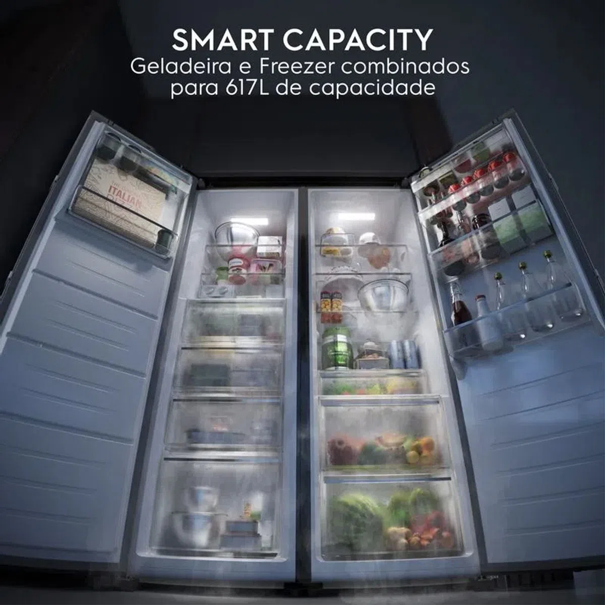 Freezer Electrolux 262L Experience Com Inverter Twins cor Inox