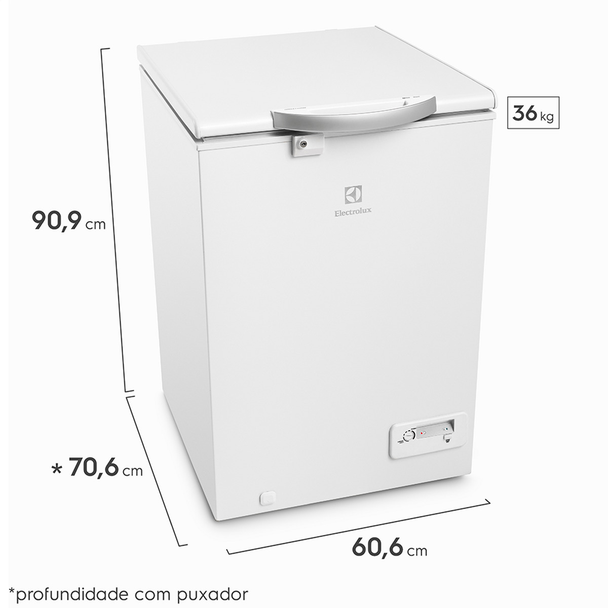 Freezer Horizontal 149L (H162) - CLUBE FÁBRICA DIRETA