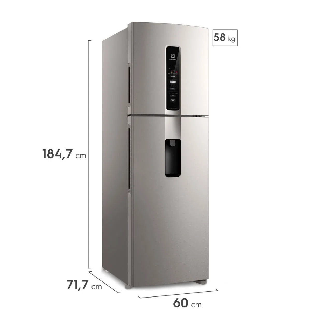 45サイズ Geladeira Electrolux Frost Free Inverter 409L Água na Porta