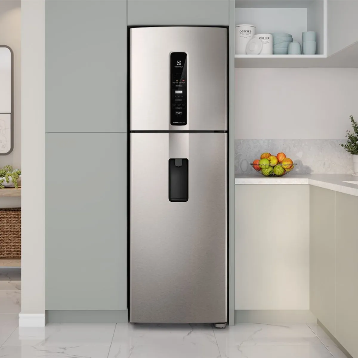 Geladeira Electrolux Frost Free Inverter 409L Água na Porta
