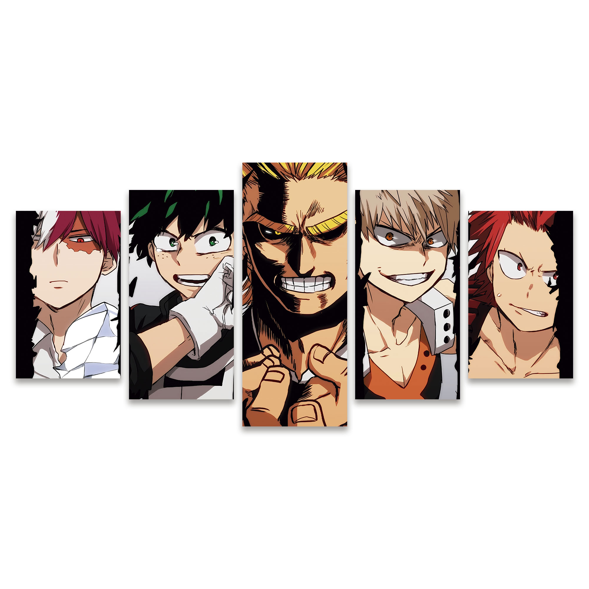 Set of 5-Naruto Anime Enthusiasts Otaku Cartoon Network Nostalgic Posters  Room Posters Vinyl Paper Music Vintage Posters Home Room Art Painting Wall  Poster