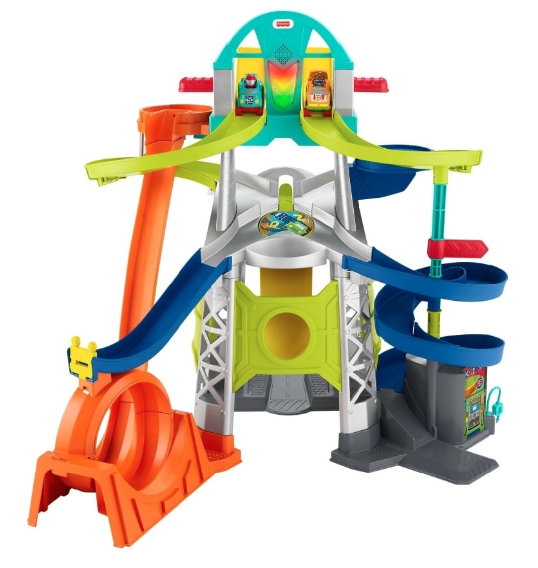 Pista e veiculo blaze resgate no vulcao fisher price fisher price