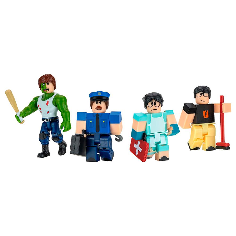 Brinquedo Roblox 5 Personagens e Acessórios