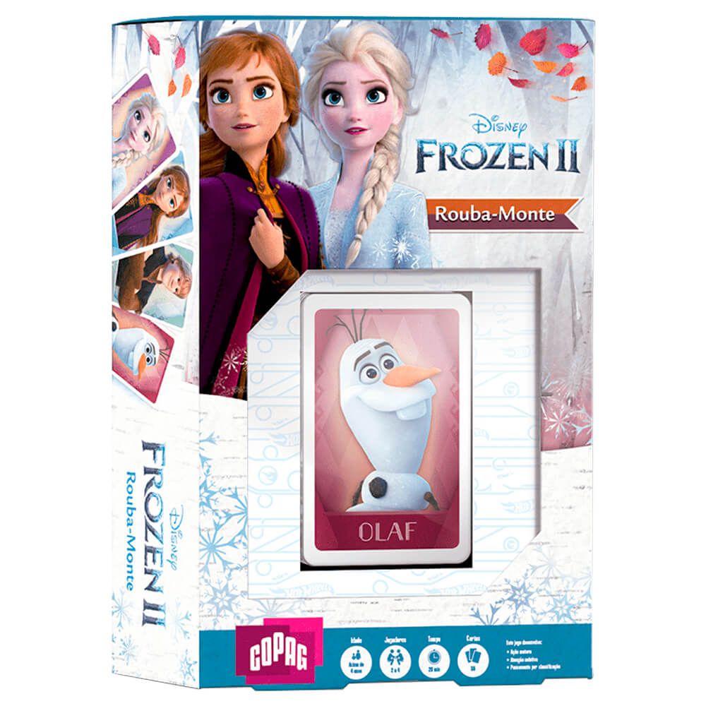 Jogo Corrida Magica Tabuleiro Frozen 2 Disney Board Game Copag Em