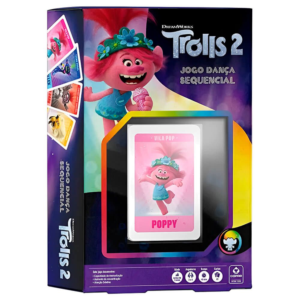 Jogo de Cartas Uno - Dreamworks Trolls World Tour