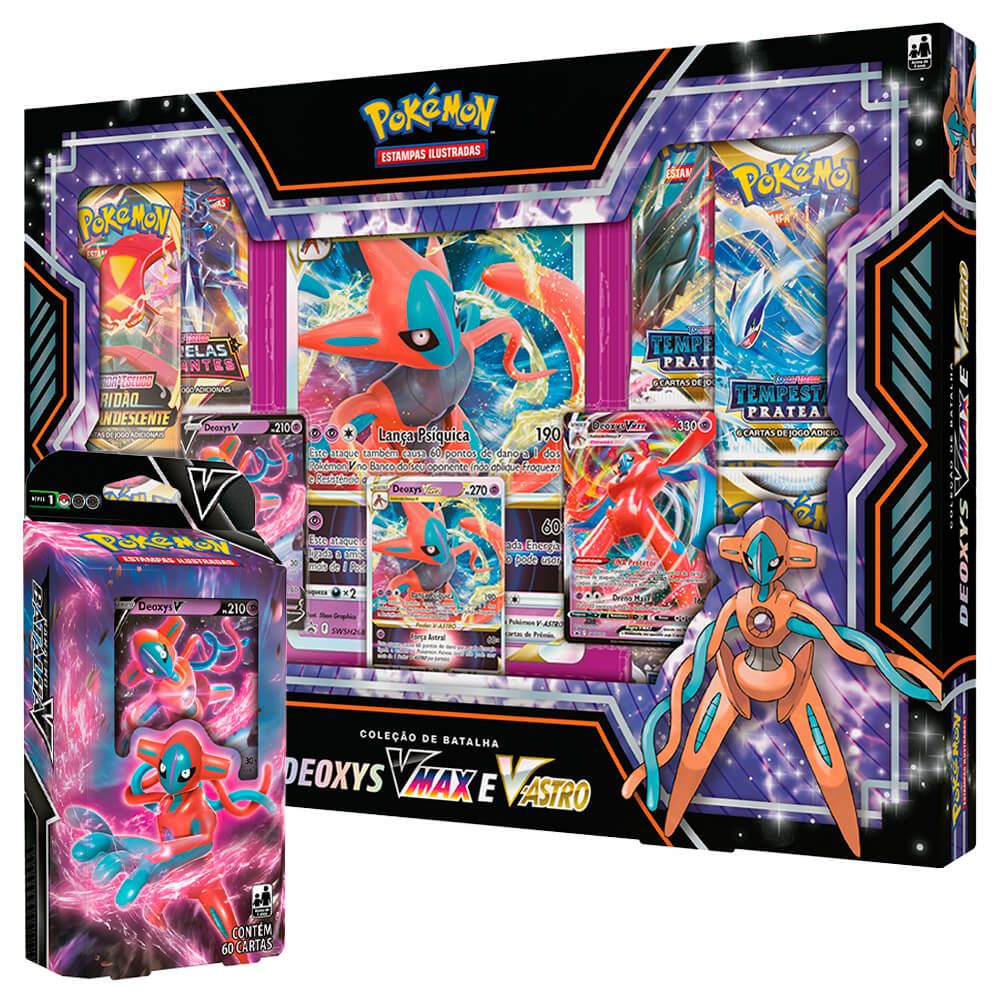 Box Pokémon Baralho Batalha de Liga Palkia Forma Origem V-ASTRO