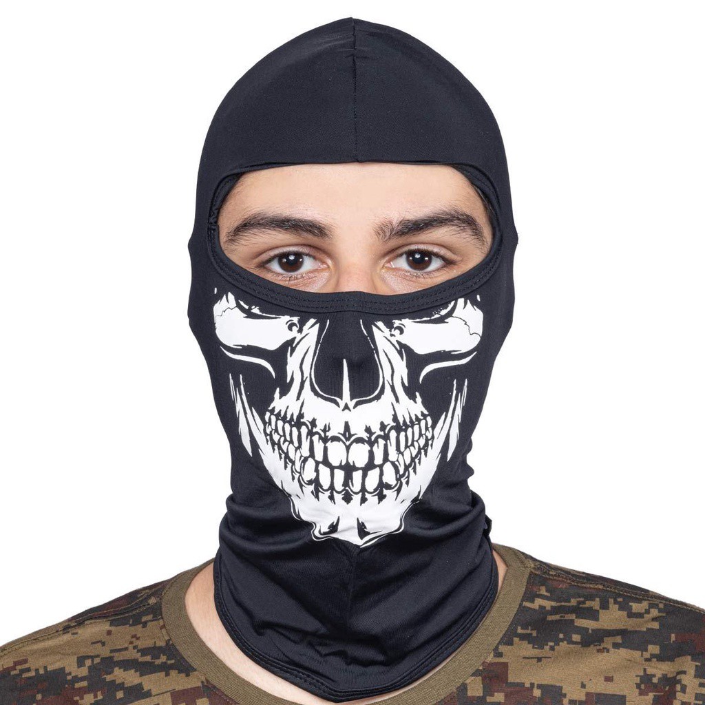 Balaclava Tática Caveira com proteção UV 50+ Foy Boy MG90 ARTIGOS